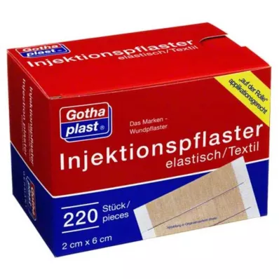 GOTHAPLAST Injektionspropper 2x6 cm, 220 stk GOTHAPLAST Injektionspropper 2x6 cm, 220 stk
