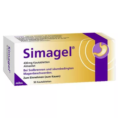 SIMAGEL Tyggetabletter, 50 stk SIMAGEL Tyggetabletter, 50 stk