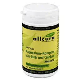MAGNESIUM KOMPLEX m.Zink+Calcium Kapsler, 100 Kapsler