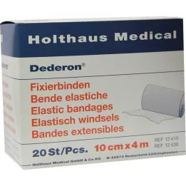 DEDERON Fikseringsbandager 10 cmx4 m, 20 stk
