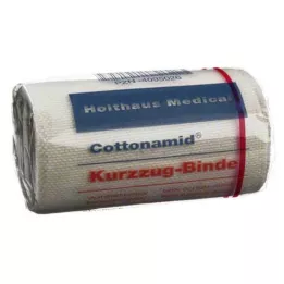 COTTONAMID Elastisk kortstræksbandage 8 cmx5 m, 1 stk