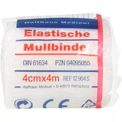 MULLBINDEN elastik 4 cmx4 m, 1 stk