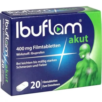 IBUFLAM akut 400 mg filmovertrukne tabletter, 20 stk