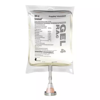 GELAFUSAL PP-Btl. infusionsvæske, 10X500 ml
