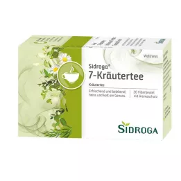 SIDROGA Wellness 7-urtete-filterpose, 20X2,0 g