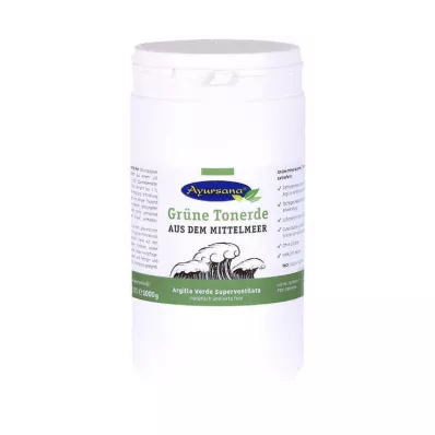 GRÜNE TONERDE Ayursana ekstra fint pulver, 1 kg