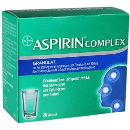 ASPIRIN COMPLEX Btl.w.Gran.z.Herst.e.Susp.z.Einn., 20 stk