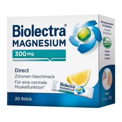 Biolectra Magnesium Direct Pellets, 20 stk