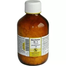 BIOCHEMIE 3 Ferrum phosphoricum D 6 Tabletter, 1000 Kapsler