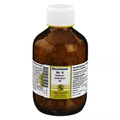 BIOCHEMIE 8 Natriumchloratum D 6 tabletter, 1000 stk