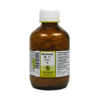BIOCHEMIE 11 Silicea D 6 tabletter, 1000 kapsler