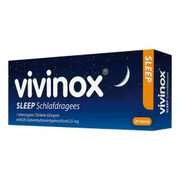 VIVINOX Søvnovertrukne tabletter, 20 stk