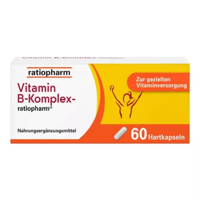 VITAMIN B-KOMPLEX-ratiopharm kapsler, 60 stk