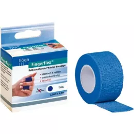 FINGERFLEX 2,5 cmx4,5 m blå latexfri, 1 stk