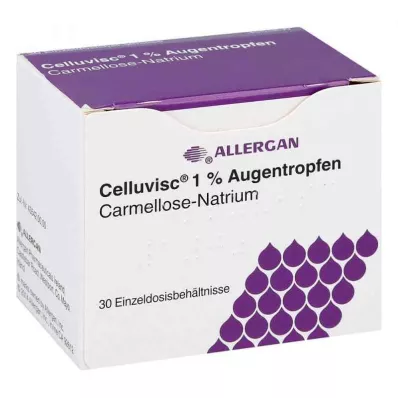 CELLUVISC 1% øjendråber, 30X0,4 ml