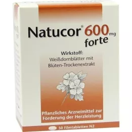NATUCOR 600 mg forte filmovertrukne tabletter, 50 stk