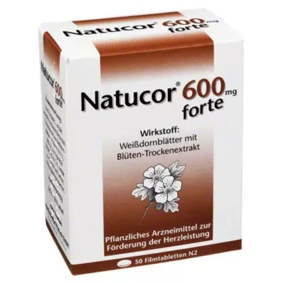NATUCOR 600 mg forte filmovertrukne tabletter, 50 stk