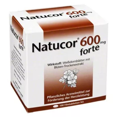 NATUCOR 600 mg forte filmovertrukne tabletter, 100 stk NATUCOR 600 mg forte filmovertrukne tabletter, 100 stk