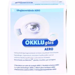 OKKLUGLAS Aero urglasbandage, 5 stk