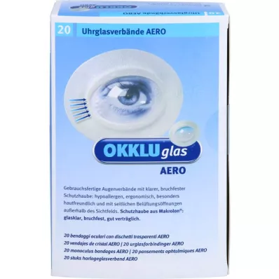 OKKLUGLAS Aero urglasbandage, 20 stk