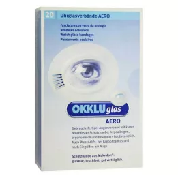 OKKLUGLAS Aero urglasbandage, 20 stk