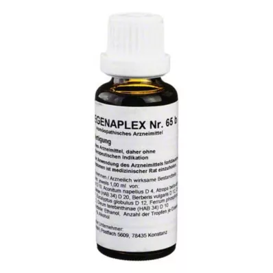 Regenaplex No.65 b dråber, 30 ml Regenaplex No.65 b dråber, 30 ml
