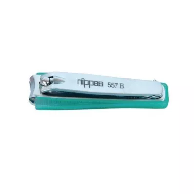 NIPPES Tånegleklipper med neglefanger farvet No.557B, 1 stk