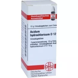 ACIDUM HYDROCHLORICUM D 12 kugler, 10 g