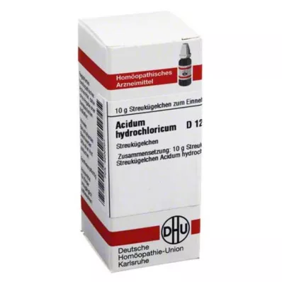 ACIDUM HYDROCHLORICUM D 12 kugler, 10 g
