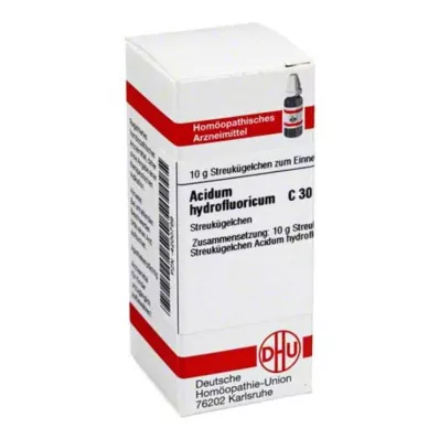 ACIDUM HYDROFLUORICUM C 30 kugler, 10 g ACIDUM HYDROFLUORICUM C 30 kugler, 10 g