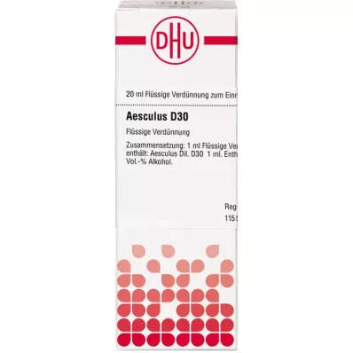 AESCULUS D 30 fortynding, 20 ml