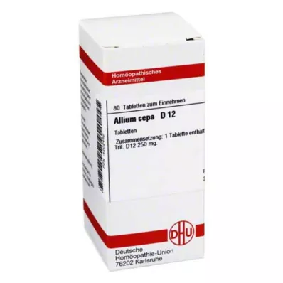 ALLIUM CEPA D 12 tabletter, 80 kapsler
