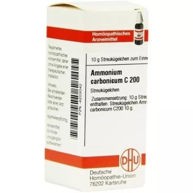 AMMONIUM CARBONICUM C 200 kugler, 10 g