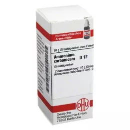 AMMONIUM CARBONICUM D 12 kugler, 10 g