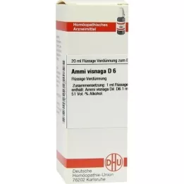 AMMI VISNAGA D 6 fortynding, 20 ml