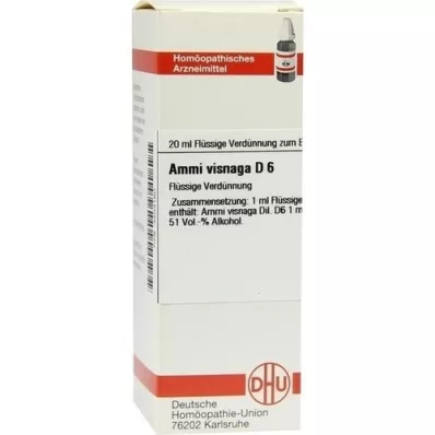 AMMI VISNAGA D 6 fortynding, 20 ml