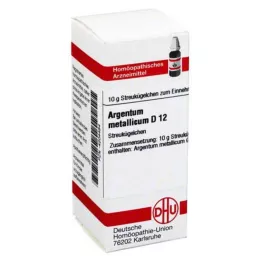 ARGENTUM METALLICUM D 12 kugler, 10 g