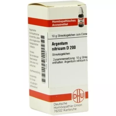 ARGENTUM NITRICUM D 200 kugler, 10 g