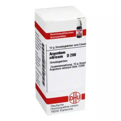 ARGENTUM NITRICUM D 200 kugler, 10 g