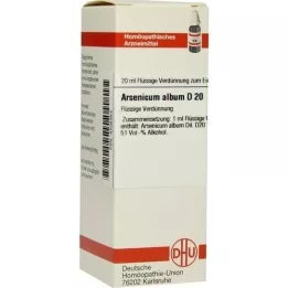 ARSENICUM ALBUM D 20 fortynding, 20 ml