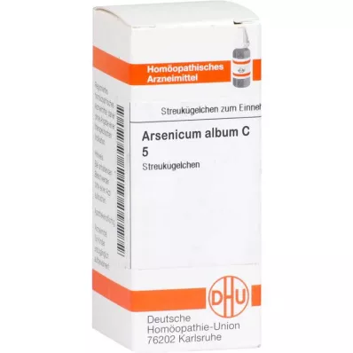 ARSENICUM ALBUM C 5 kugler, 10 g ARSENICUM ALBUM C 5 kugler, 10 g