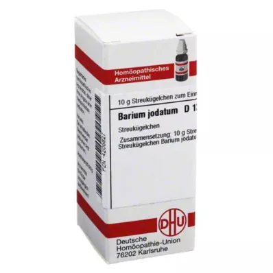 BARIUM JODATUM D 12 kugler, 10 g