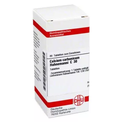 DHU Calcium carbonicum C 30 tabletter, 80 stk