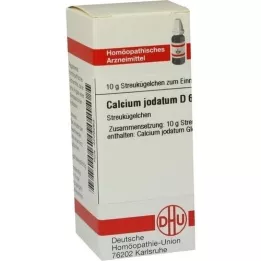 CALCIUM JODATUM D 6 kugler, 10 g