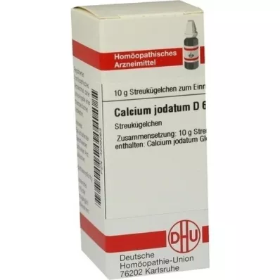 CALCIUM JODATUM D 6 kugler, 10 g