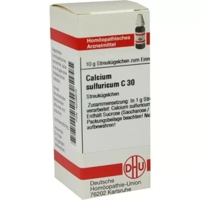 CALCIUM SULFURICUM C 30 kugler, 10 g