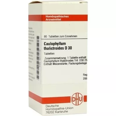 CAULOPHYLLUM THALICTROIDES D 30 tabletter, 80 kapsler