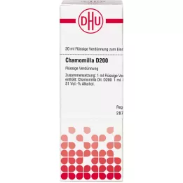 CHAMOMILLA D 200 fortynding, 20 ml