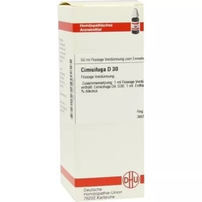 CIMICIFUGA D 30 fortynding, 50 ml