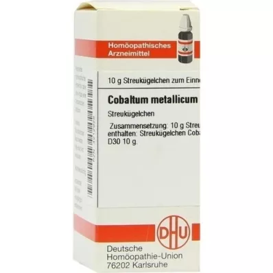 COBALTUM METALLICUM D 30 kugler, 10 g